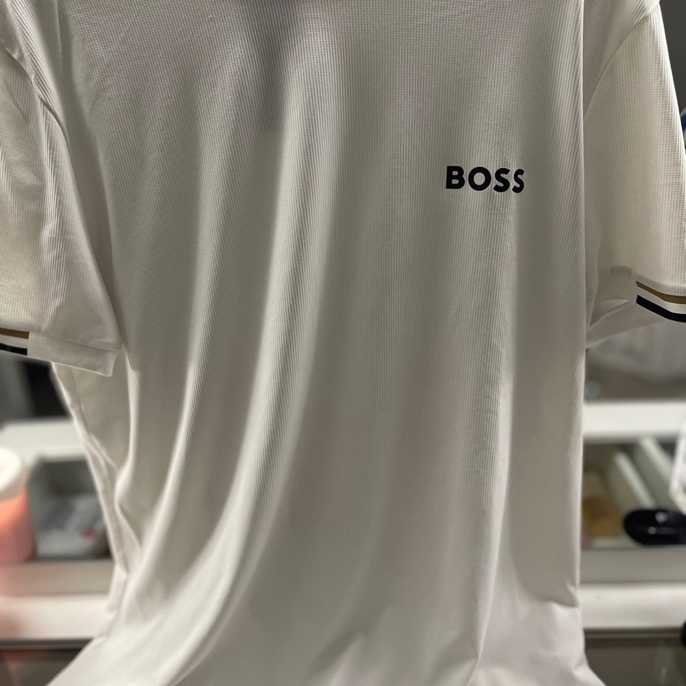 BOSS White Short Sleeve Tee